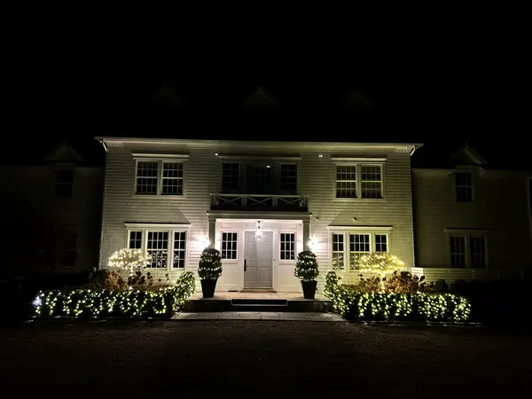 Residential Christmas light installation by the Holiday Lights Decor network