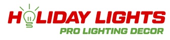 holiday lights decor logo